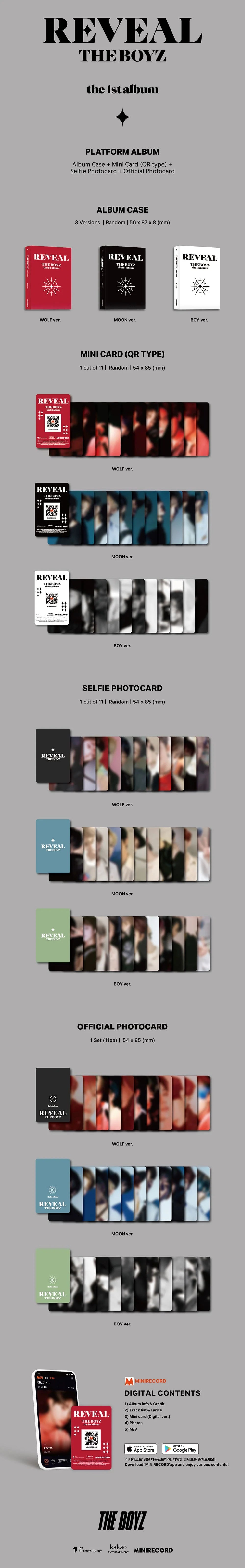 the boyz - 1st album [reveal] platform ver.