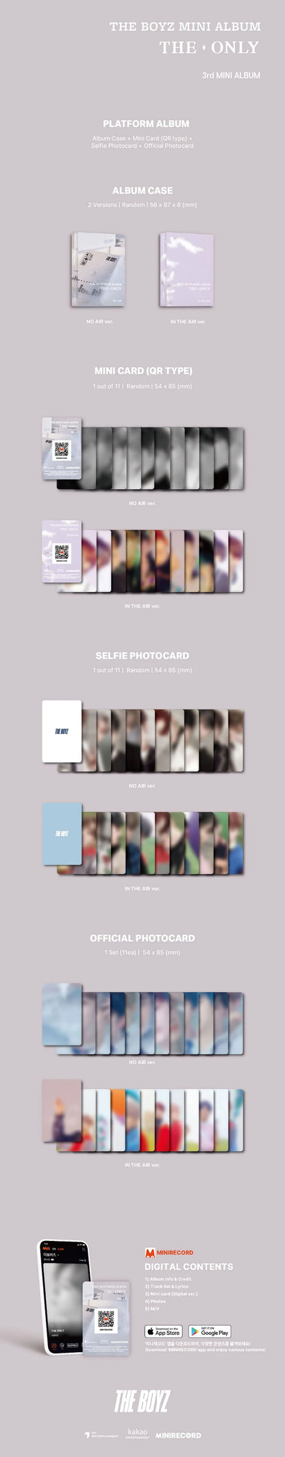 the boyz - 3rd mini album [the only] platform ver.