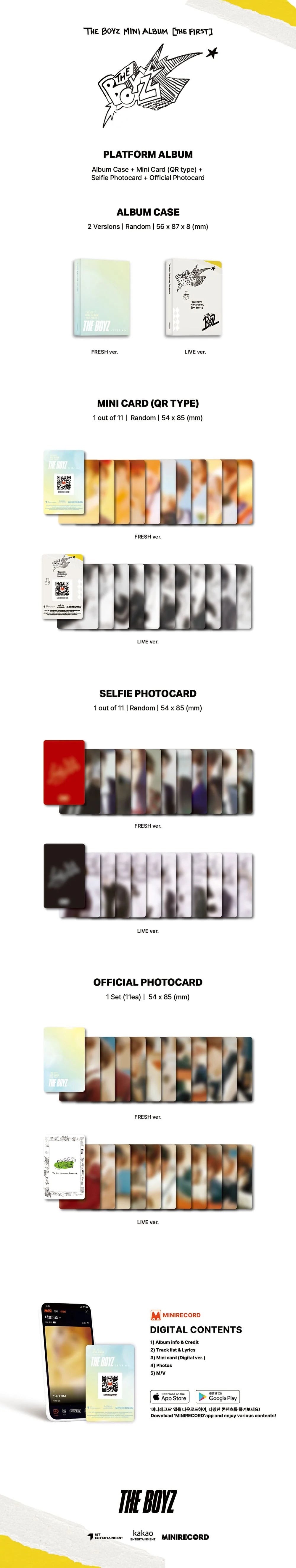 the boyz - debut album [the first] platform ver.