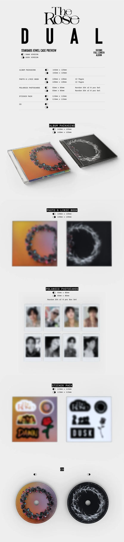 the rose - 8th album [dual] jewel case album