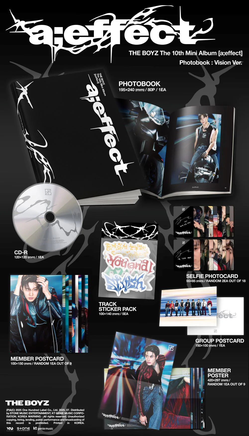 the boyz - 10th mini album [a;effect] vision ver. (photobook ver.)