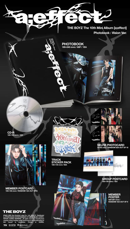 the boyz - 10th mini album [a;effect] vision ver. (photobook ver.)