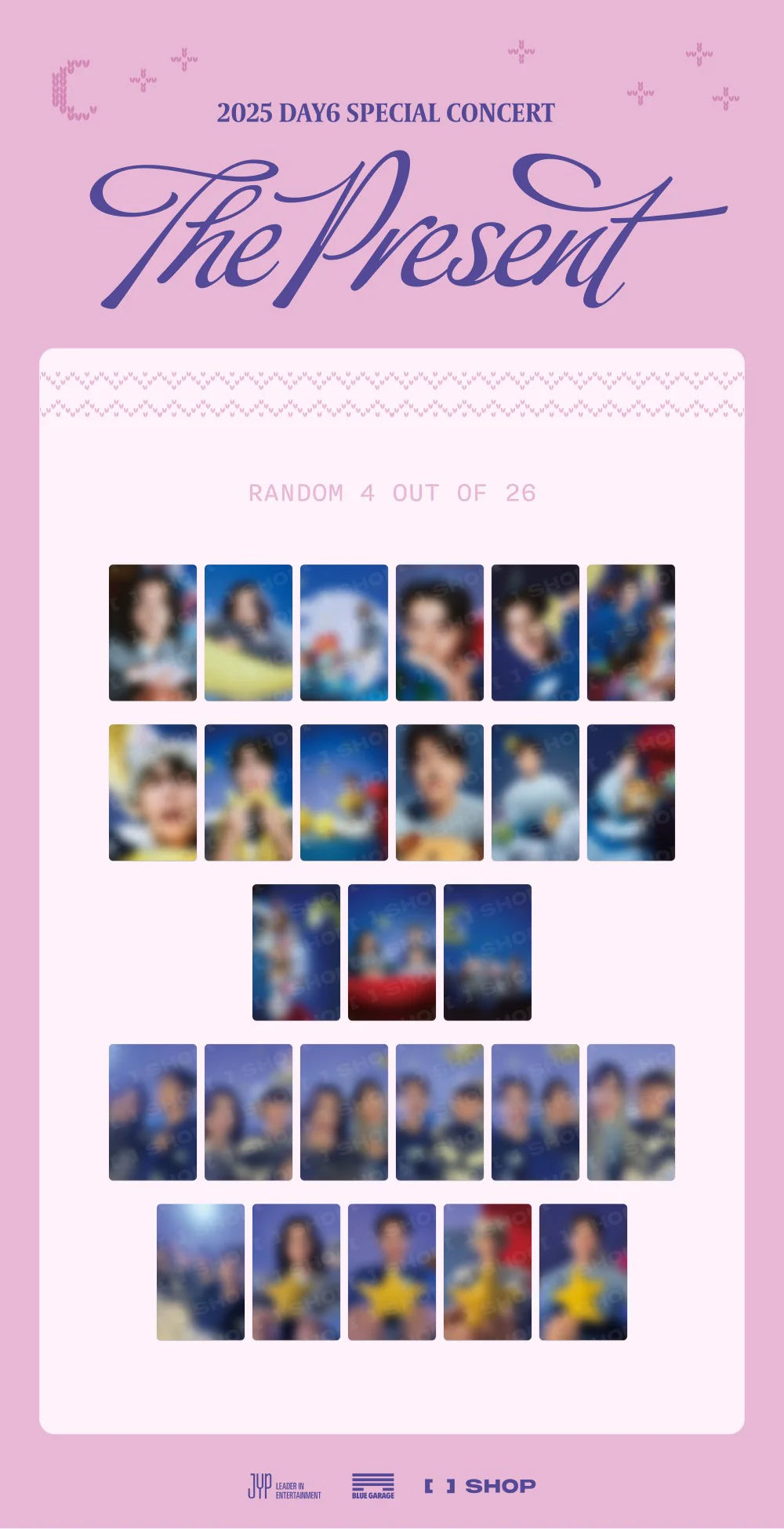 day6 - [the present 2025 special concert] official md trading card set