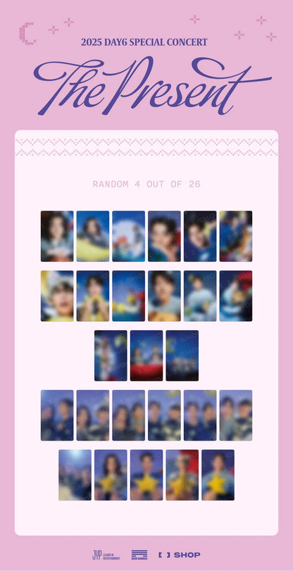 day6 - [the present 2025 special concert] official md trading card set