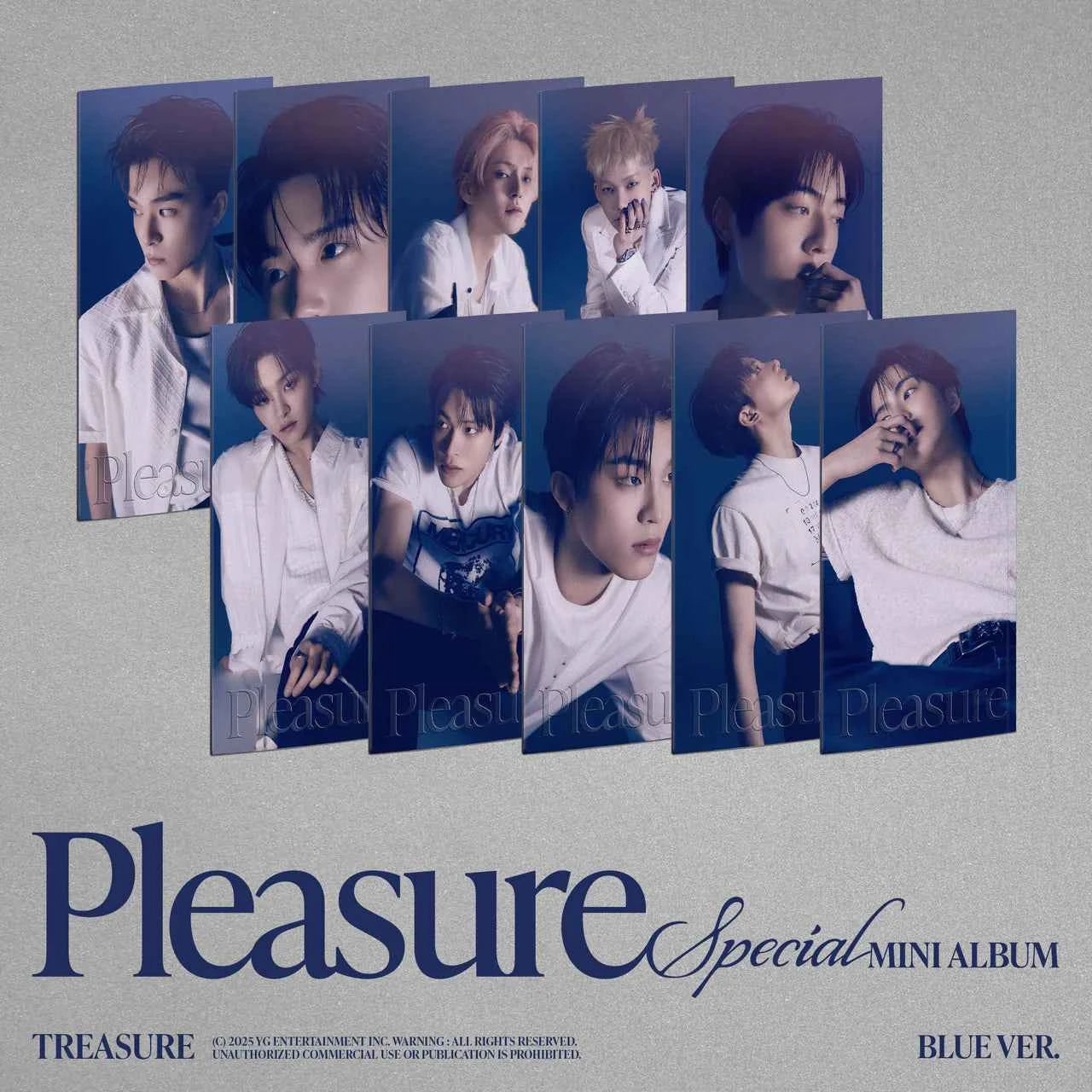 treasure - special mini album [pleasure] blue ver.