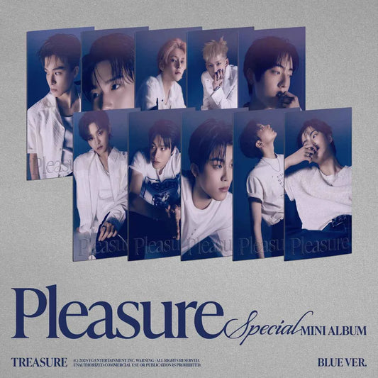 treasure - special mini album [pleasure] blue ver.