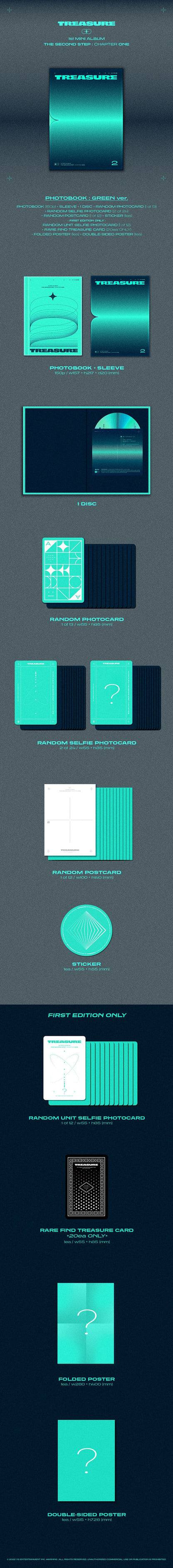 treasure - 1st mini album [the second step : chapter one] photobook ver.