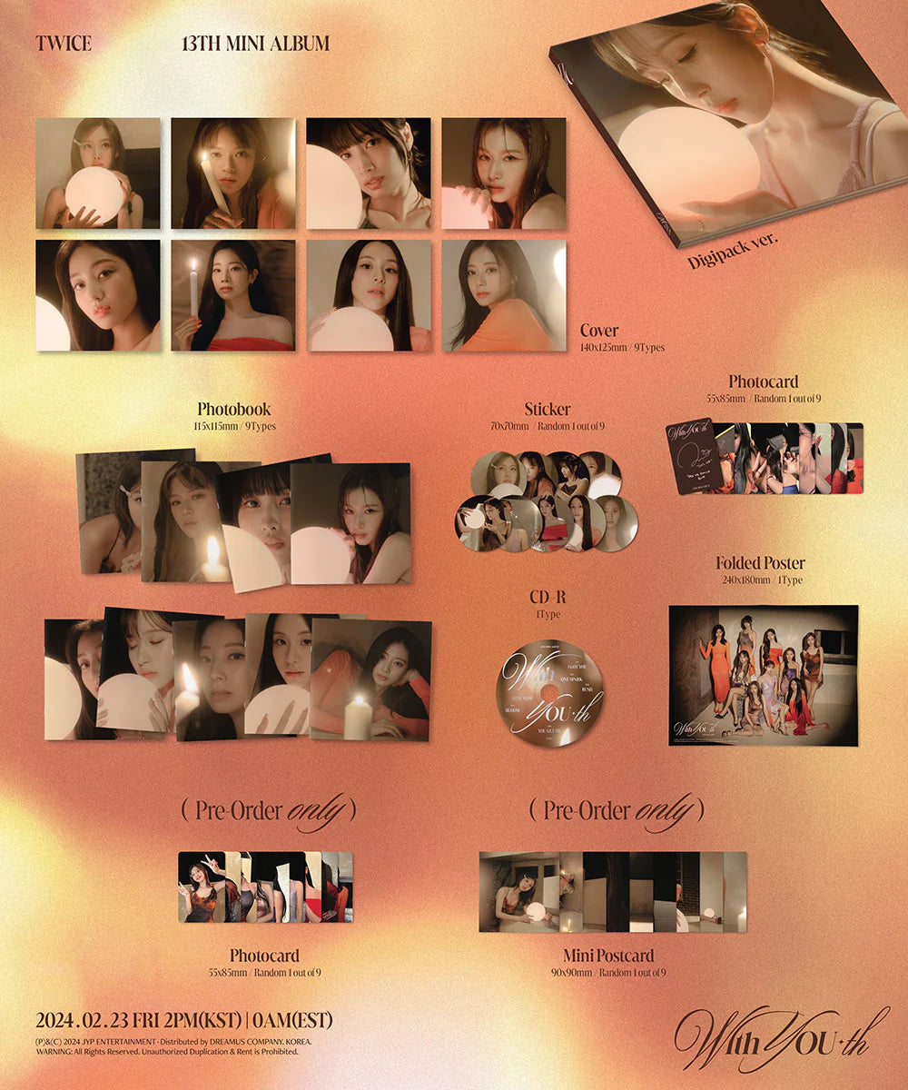 twice - 13th mini album [with you-th] digipack ver.