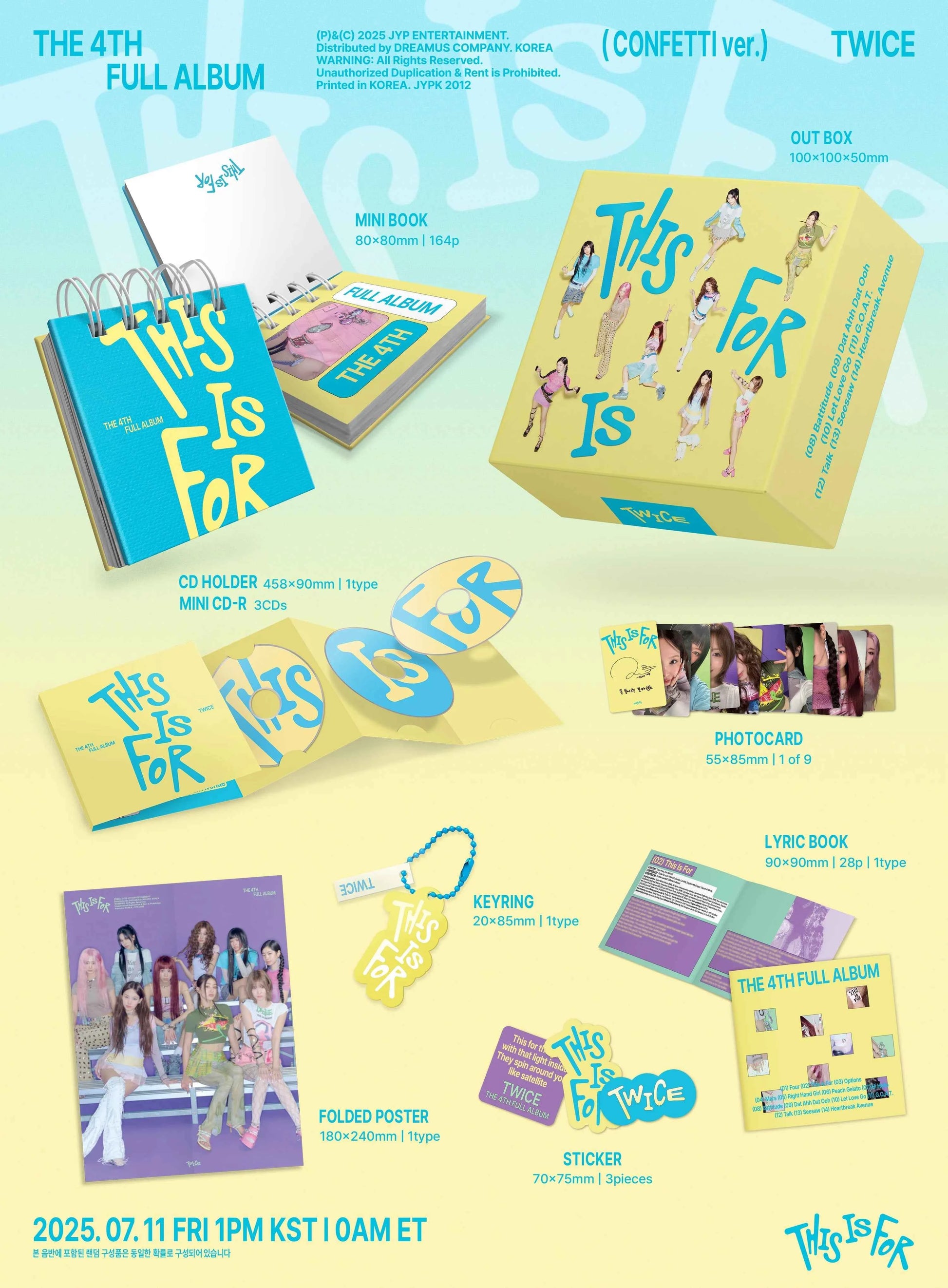 twice - 4th full album [this is for] confetti ver.
