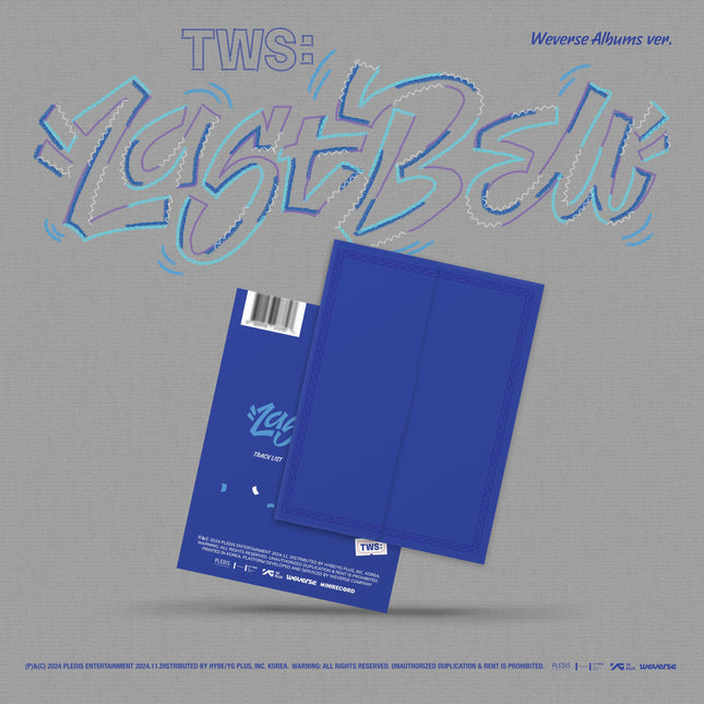 tws - 1st single album [last bell] weverse albums ver.