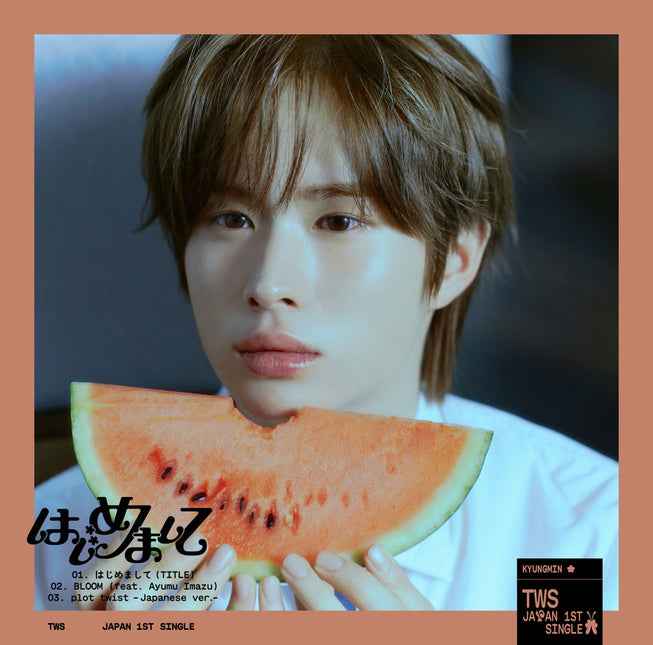 tws - japan 1st single album [はじめまして] solo jacket kyungmin ver.