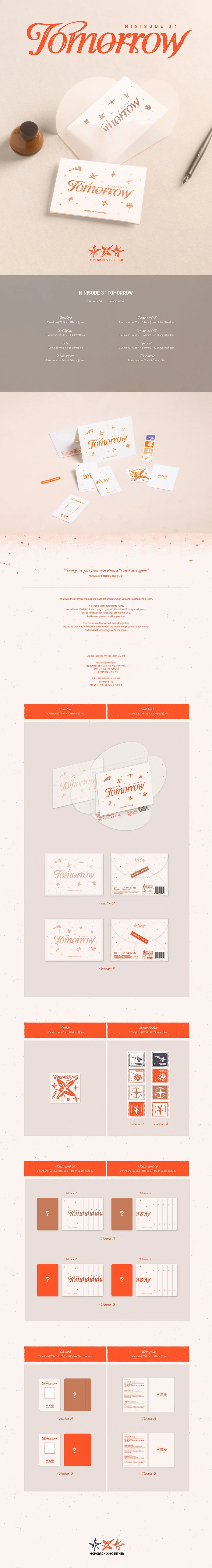 txt - 6th mini album [minisode 3: tomorrow] weverse albums ver.