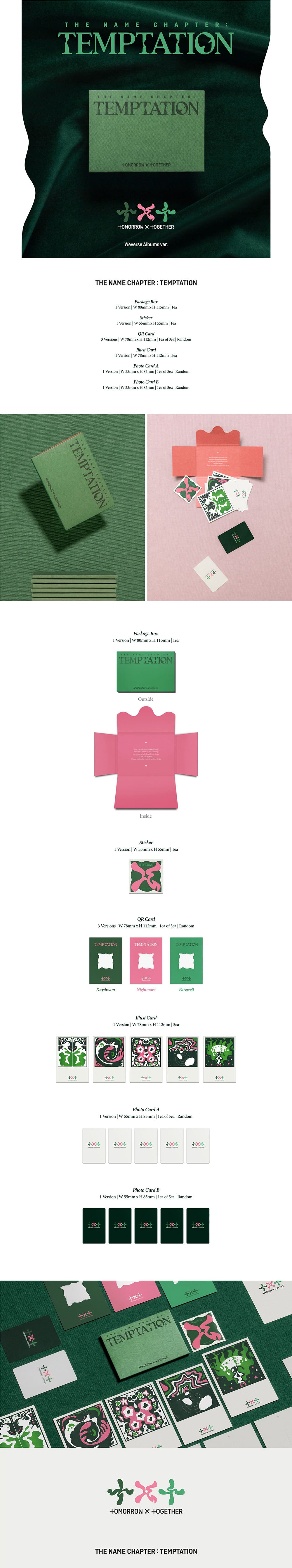 txt - [the name chapter : temptation] weverse albums ver.