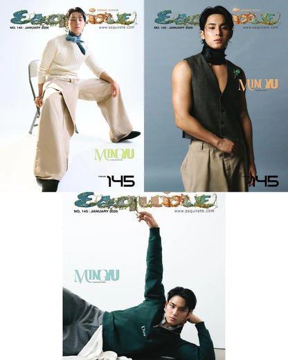 seventeen mingyu - esquire hongkong magazine [2026 january] issue cover