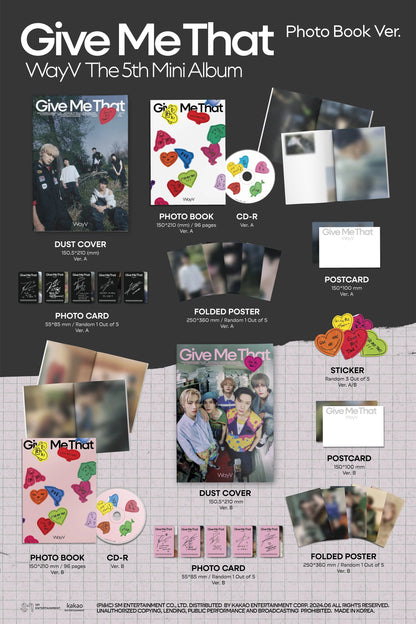 wayv - 5th mini album [give me that] photobook ver.