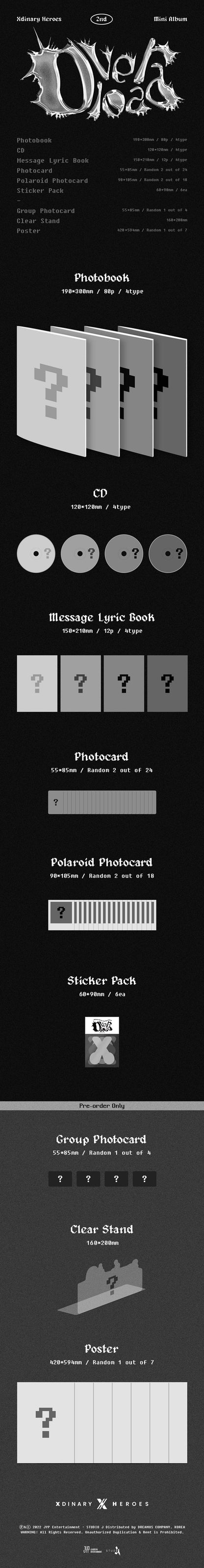 xdinary-heroes - 2nd mini album [overload]