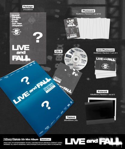 xdinary-heroes - 5th mini album [live and fall] tabloid ver.