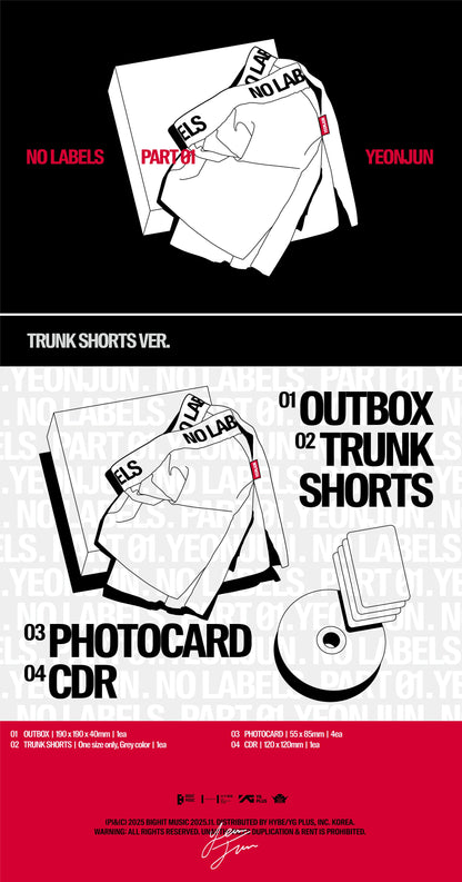 yeonjun - [no labels : part 01] trunk shorts ver.