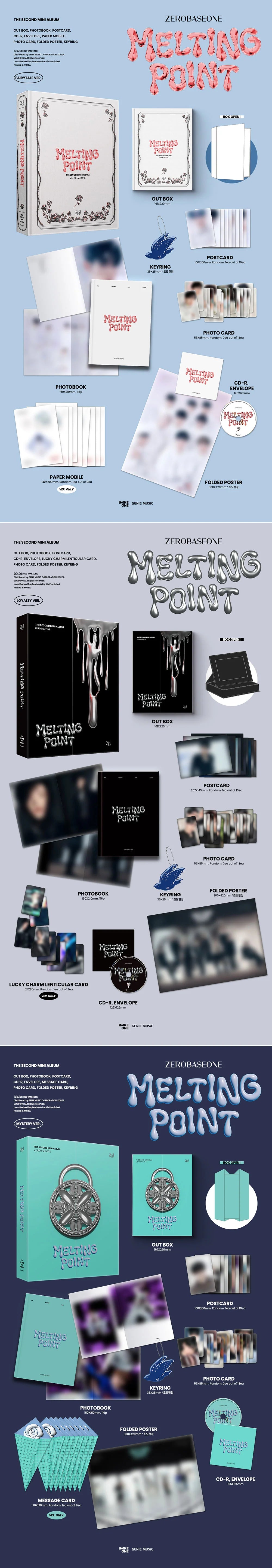 zerobaseone - 2nd mini album [melting point]