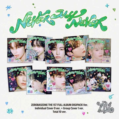 zerobaseone - 1st full album [never say never] digipack ver.