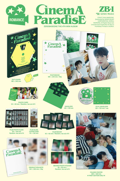 zerobaseone - 4th mini album [cinema paradise]
