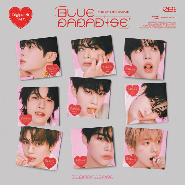 zerobaseone - the 5th mini album [blue paradise] digipack ver.