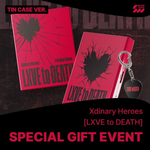 [pob] xdinary heroes - 7th mini album [lxve to death] tin case ver.