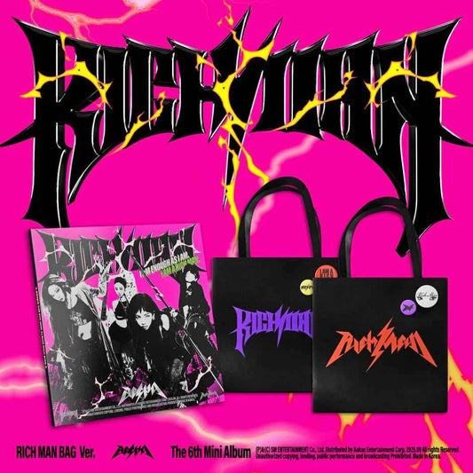 aespa - 6th mini album [rich man] rich man bag ver.