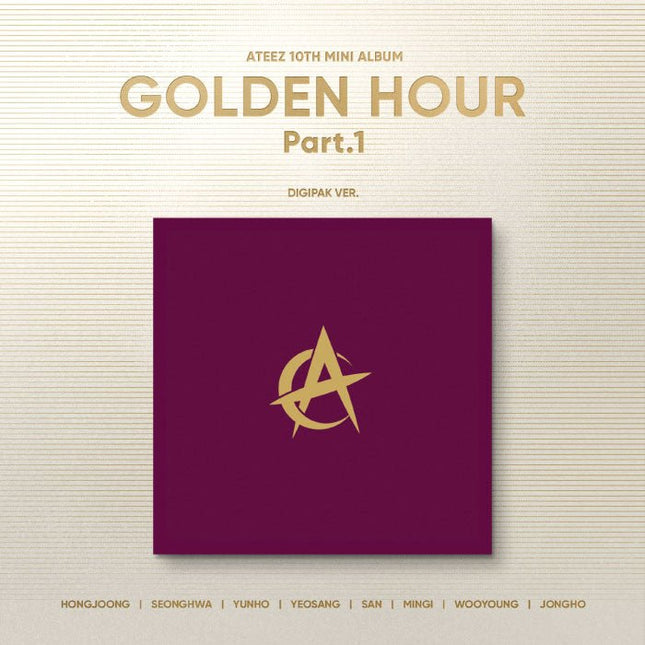 ateez - 10th mini album [golden hour : part. 1] digipak ver.