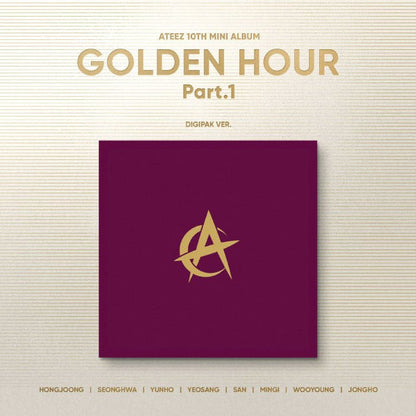 ateez - 10th mini album [golden hour : part. 1] digipak ver.