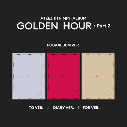 ateez - 11th mini album [golden hour part. 2] pocaalbum ver.