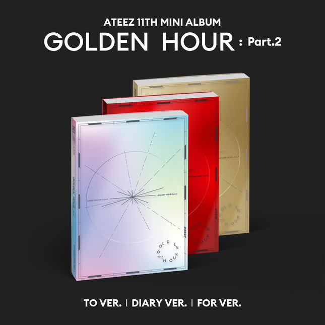 ateez - 11th mini album [golden hour : part. 2] standard ver.
