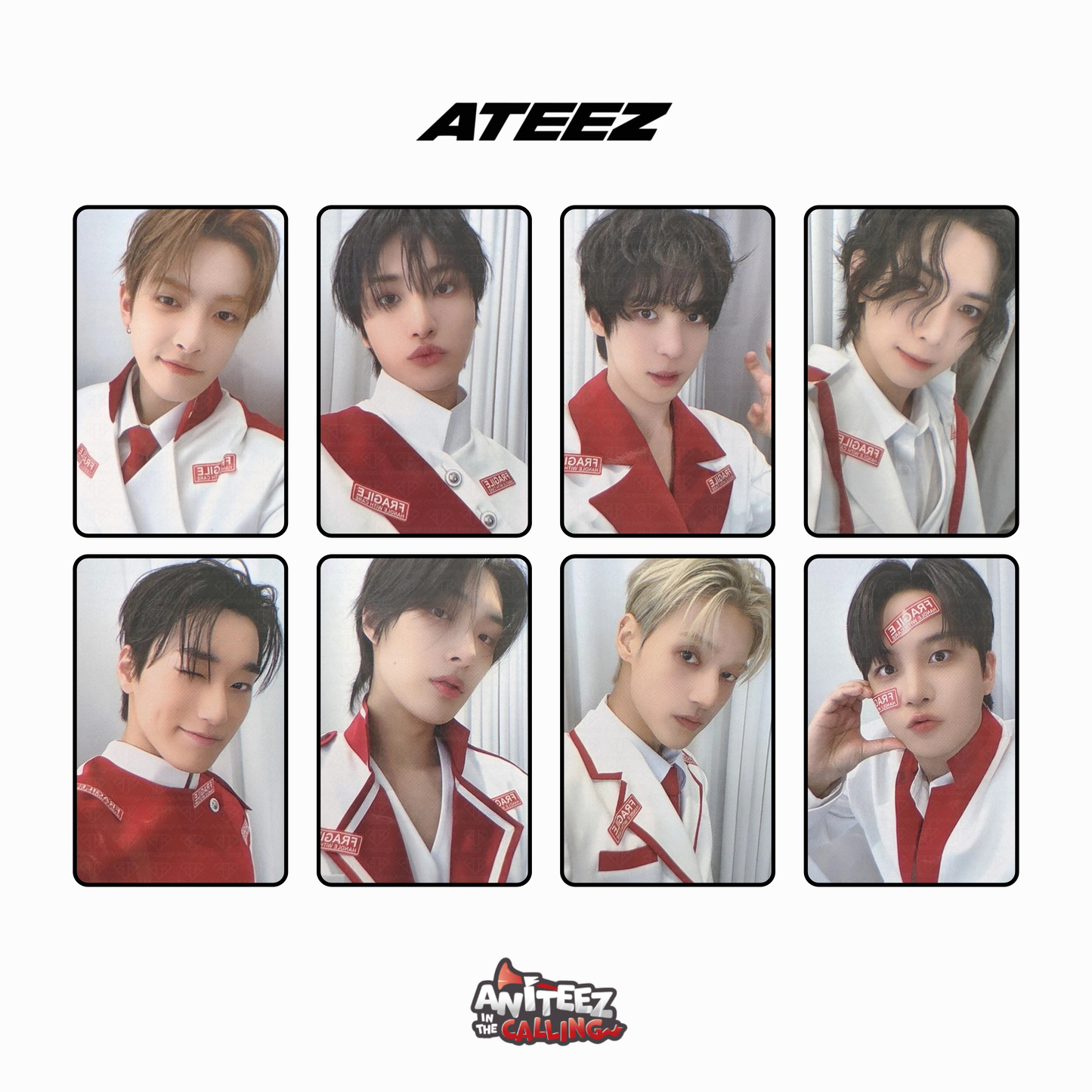 [aniteez in the calling] ateez - [pop-up 50.000₩ benefit] merch photocard