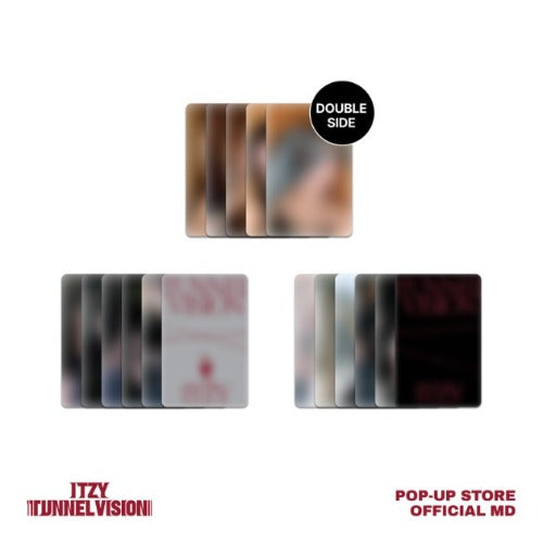 itzy - [tunnel vision] trading card set