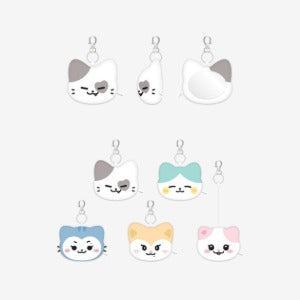 itzy - [on air] twinzy plush face mirror