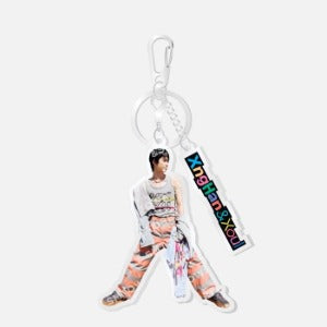 xnghan - [waste no time] acrylic keyring