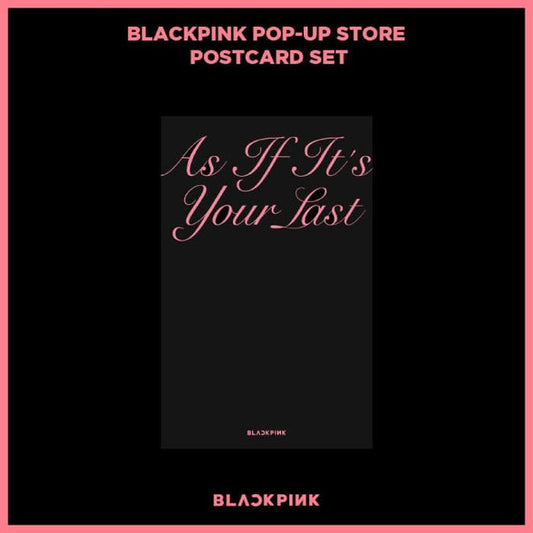blackpink - pop-up store postcard set