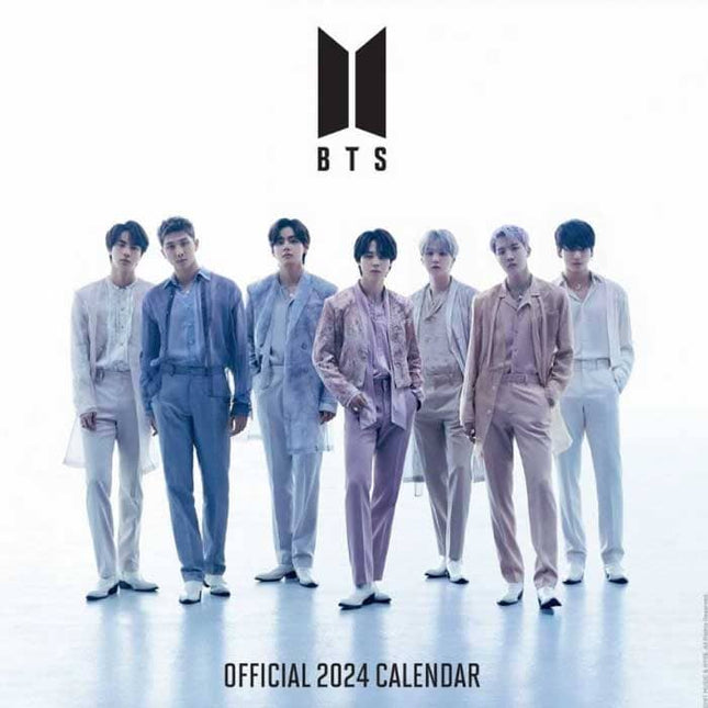 bts - official bts 2024 square calendar