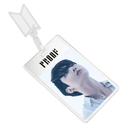 bts - proof 3d lenticular premium card strap