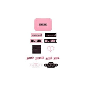 blackpink - [deadline tour] tin case + sticker set