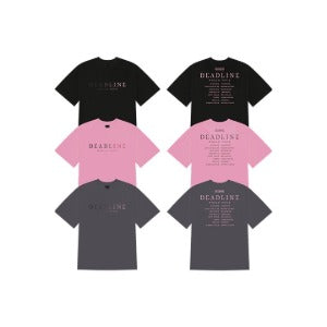 blackpink - [deadline tour] heat reactive t-shirt