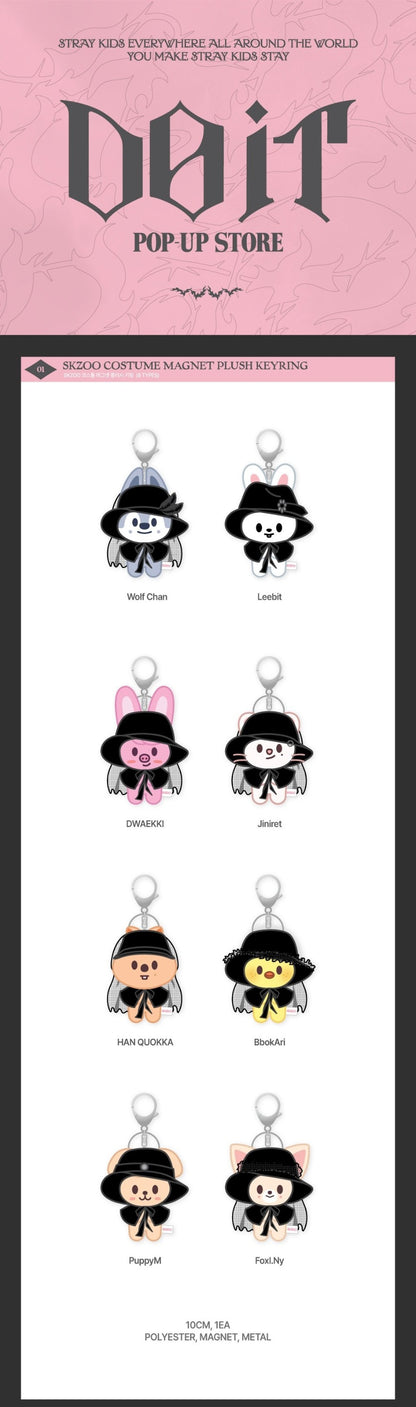 stray kids - [do it] skzoo costume magnet plush keyring