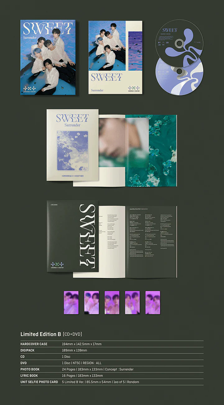 txt - japan 2nd album [sweet] limited edition b