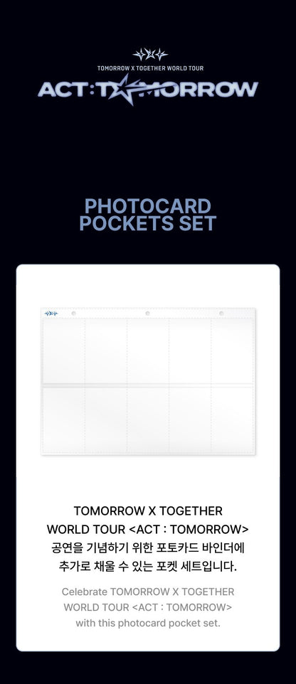 txt - [act : tomorrow] photocard pockets set