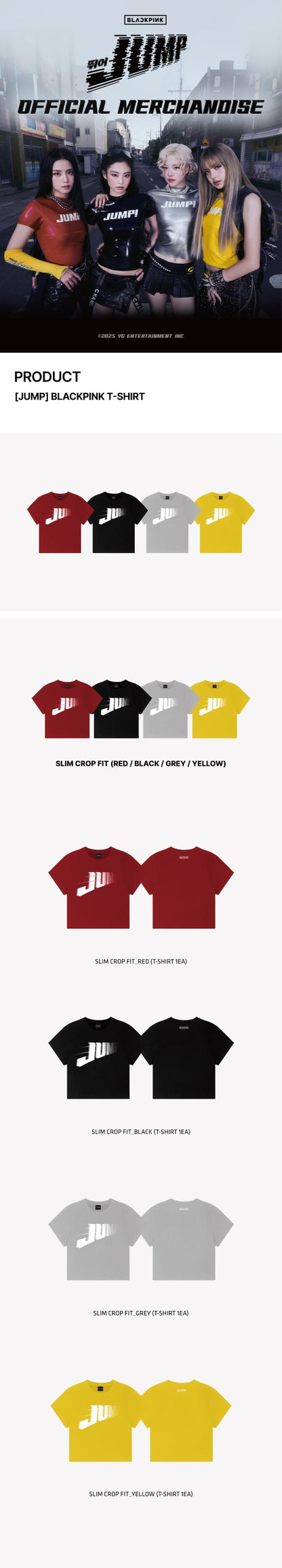 blackpink - [jump] t-shirt