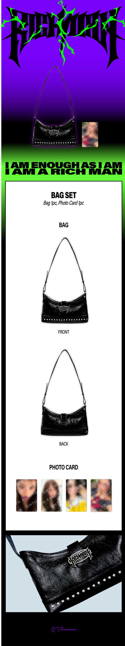 aespa - rich man bag set