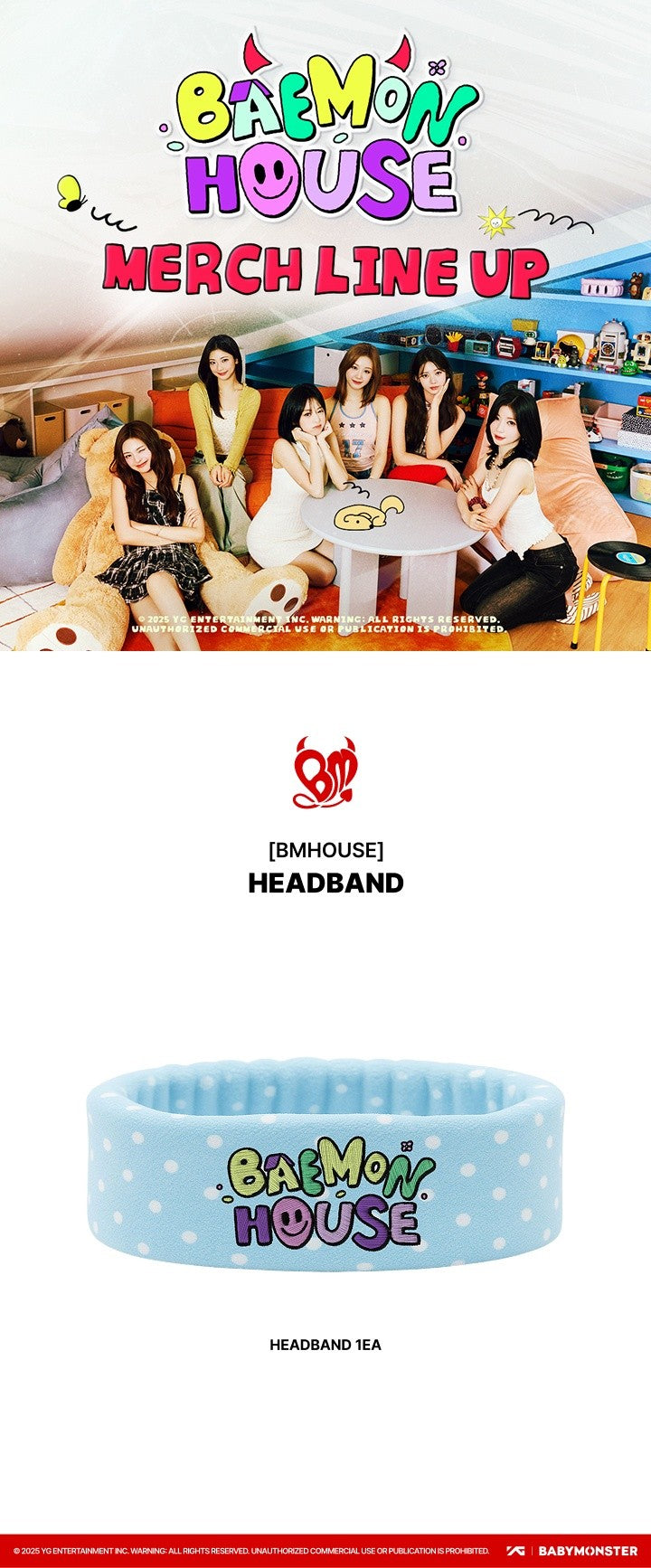 babymonster - [bmhouse] headband