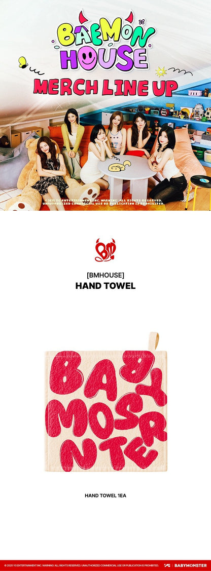 babymonster - [bmhouse] hand towel