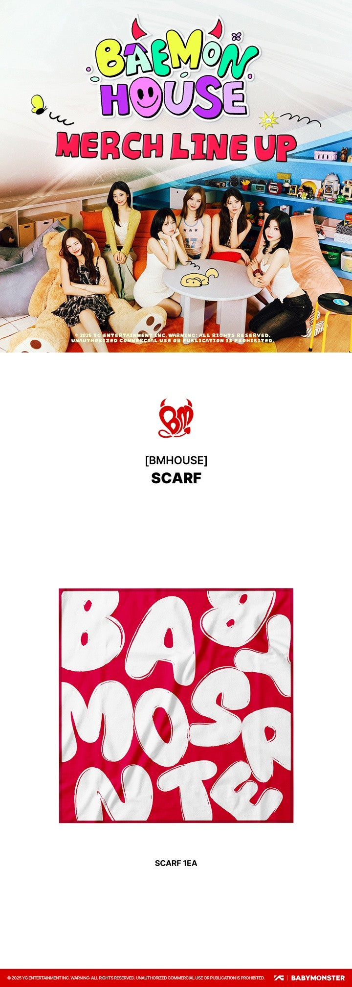babymonster - [bmhouse] scarf