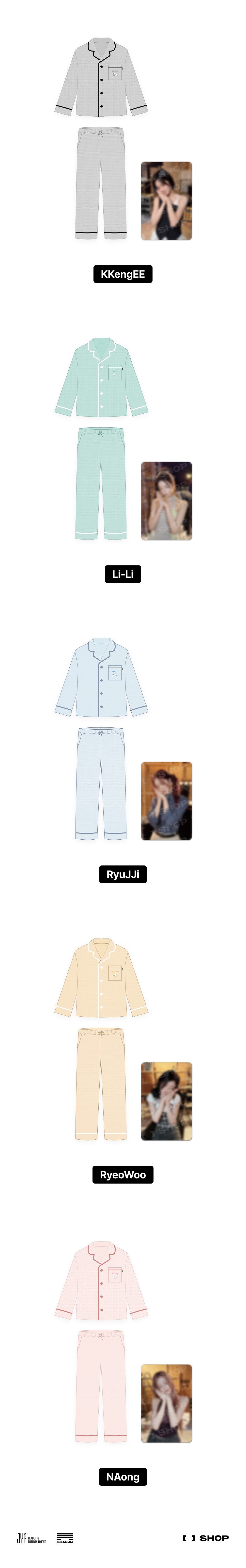 itzy - [on air] twinzy pajama set